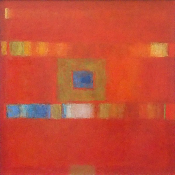 Roma Pilitsidis, Granice 2020, 70 x70 cm, olej, płótno