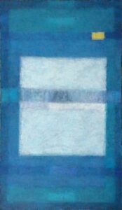 Roma Pilitsidis, Przestrzenie równoległe, 2019r, 120 x 70 cm, olej, płótno