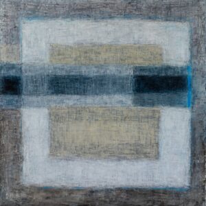 Z nutką nadziei III, olej, płótno, 50x50 cm, 2022
