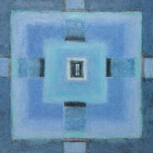 Pomosty, olej, płótno, 2023, 40x 40 cm