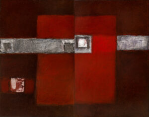 Roma Pilitsidis, Bez tytułu, Dyptyk, olej, płótno, 2x110x70cm, 2009r całość