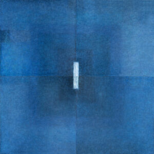 Roma Pilitsidis, Cisza, 140x140cm,olej na płótnie, 2023r.