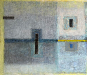 Roma Pilitsidis, Po drugiej stronie, olej na płótnie, 2026, 60x70 cm