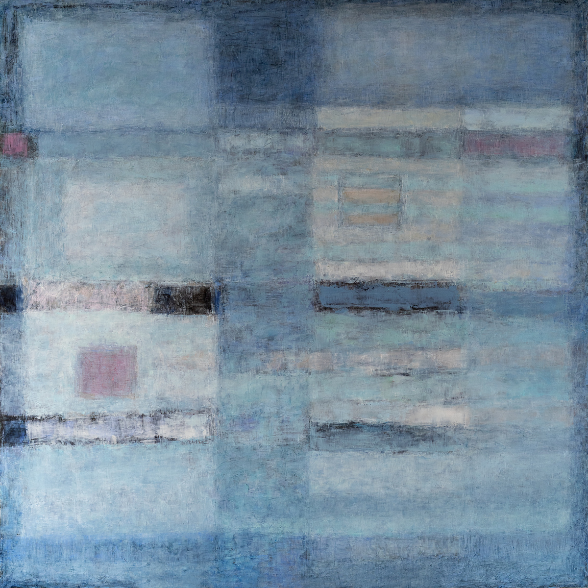 Roma Pilitsidis, Pomosty, 100x100 cm, olej na płótnie, 2023r.