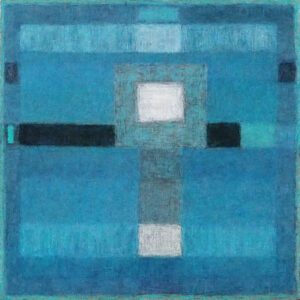 Wyśnione rytmy ciszy, olej, płótno, 2018, 70x70 cm
